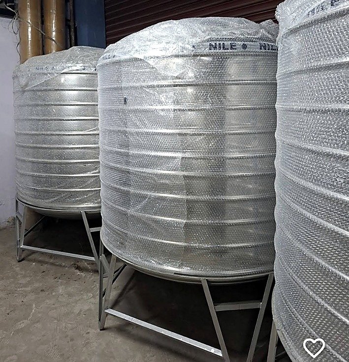 Commercial water treatment tanks used by Deccan Water System