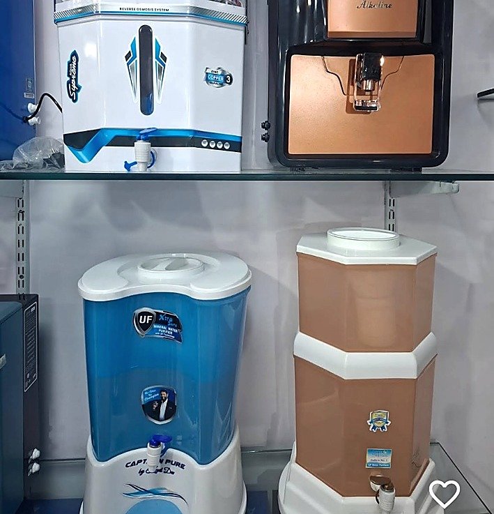 Water purification products at Deccan Water System